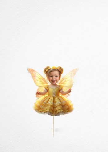 Peri Temalı Doğum Günü Cupcake Kürdanları - Görsel 5