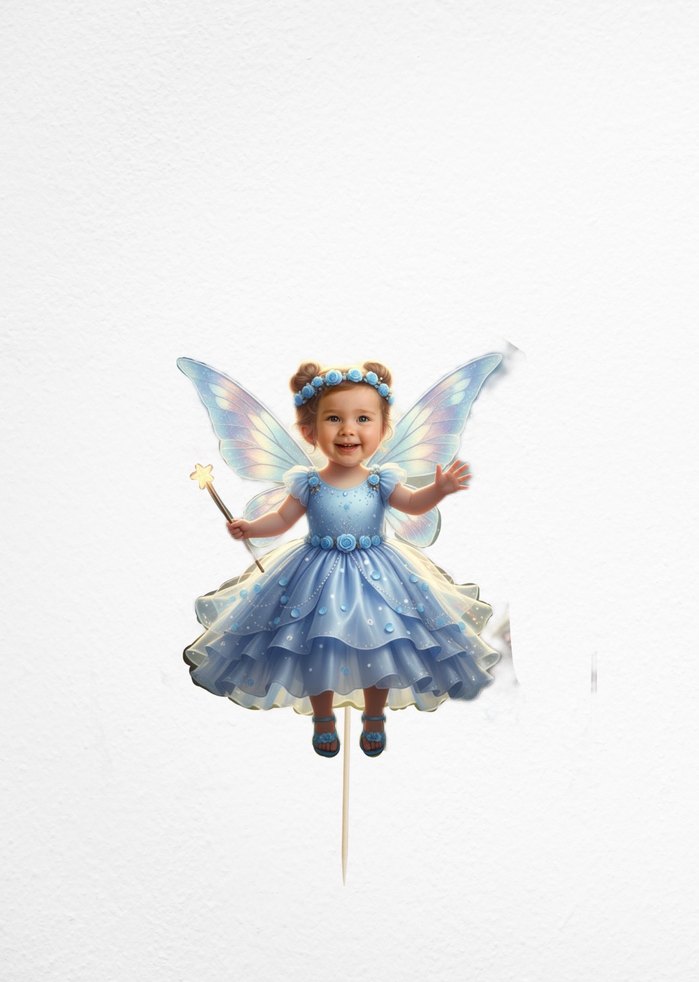 Peri Temalı Doğum Günü Cupcake Kürdanları - Görsel 3