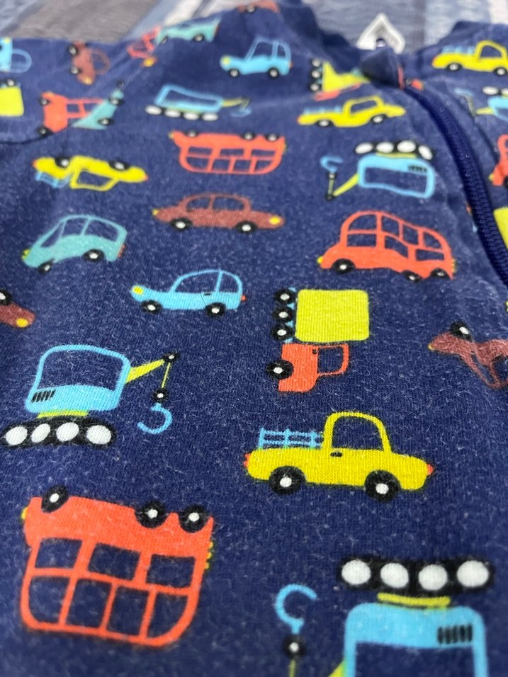 Renkli Desenli Fermuarlı Bebek Tulumu - Görsel 2