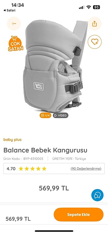 Beden Babyplus Kanguru