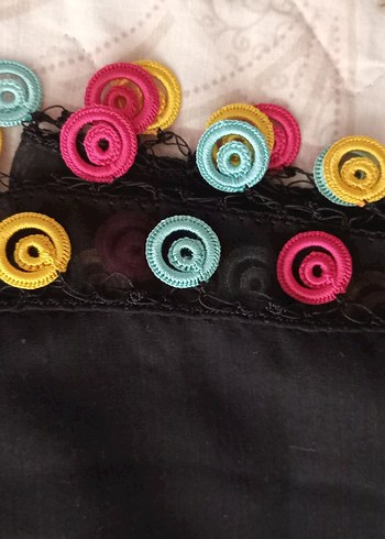 Renkli Oyalı Çember (yazma) - Görsel 2