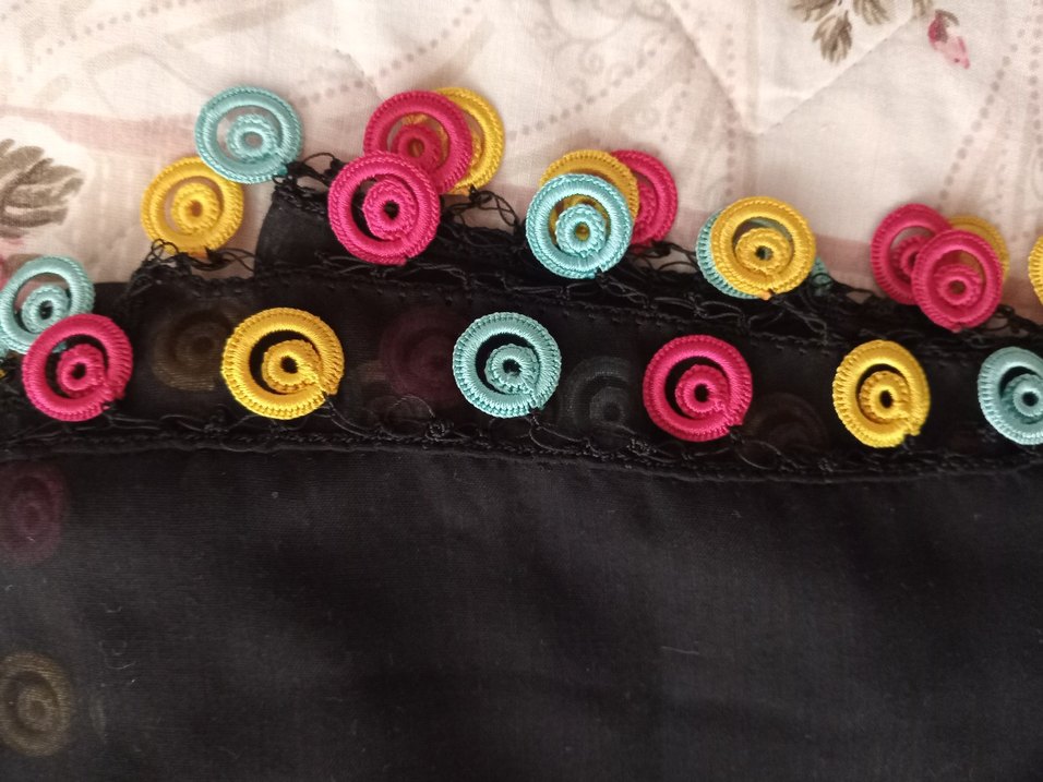 Renkli Oyalı Çember (yazma) - Görsel 2