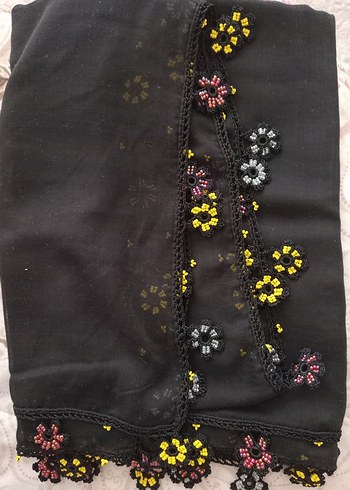 Boncuk Oyalı Çember (Yazma) - Görsel 2