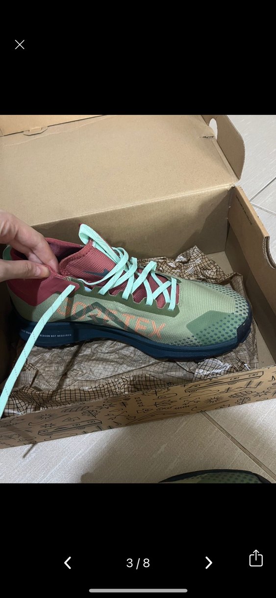 Erkek Turkuaz Spor Ayakkabı Velcro Bantlı - Görsel 4