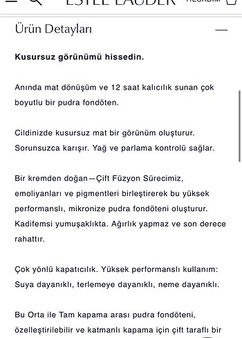 Estee Lauder Double Wear Pudra Fondöten - Görsel 6