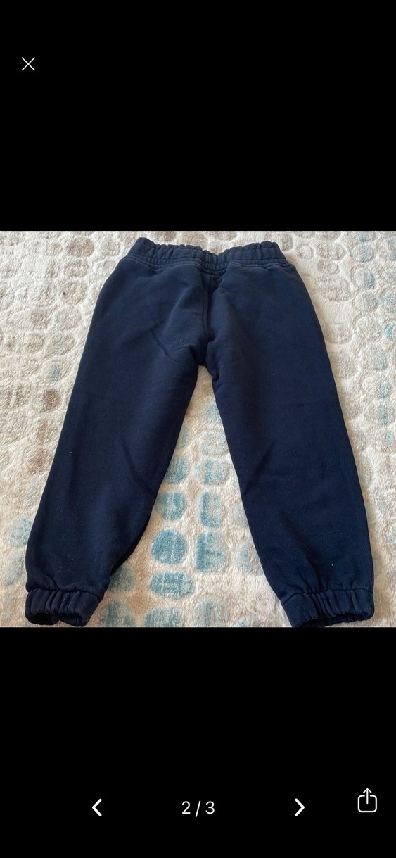 Us polo assn 3-4 yaş lacivert rahat eşofman altı - Görsel 2