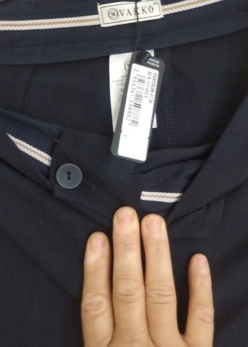 34 Beden Siyah Kadın Kumaş Pantolon