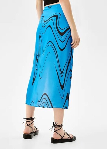 Bershka midi etek 