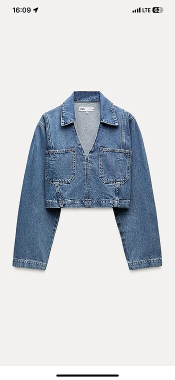 Denim Crop Gömlek