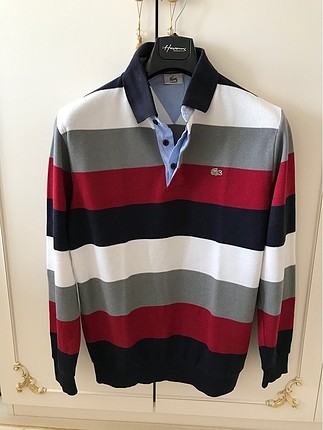 Lacoste Polo yaka sweatshirt