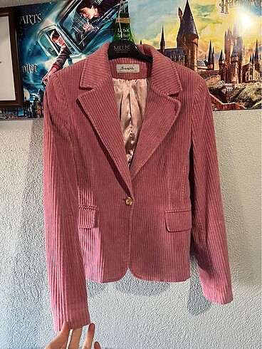 Pembe blazer ceket