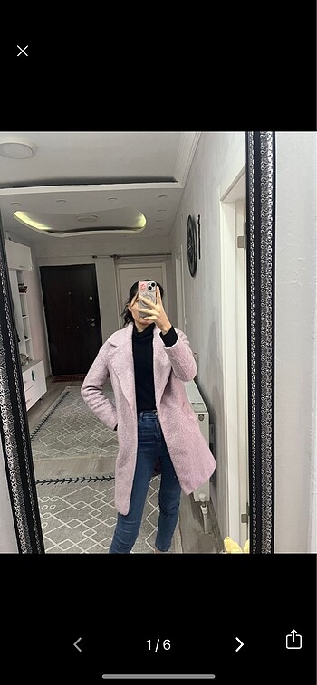 Bershka kaban lila