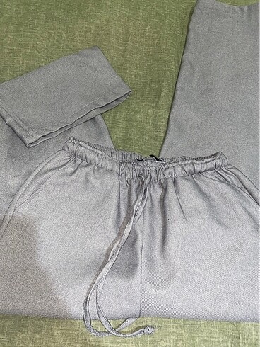 gri bol paça pantolon