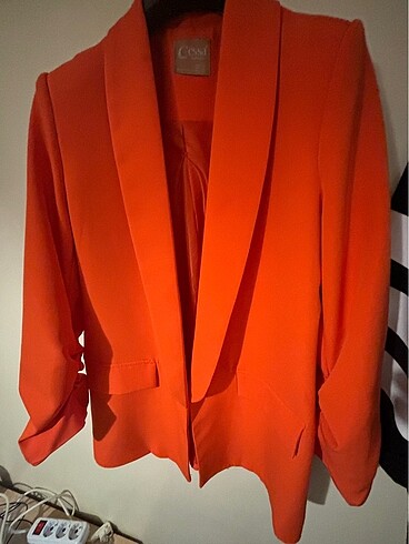 xl Beden Bilek Büzgülü blazer ceket