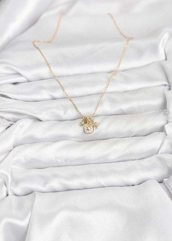 Çelik Charmlı kolye - Görsel 2