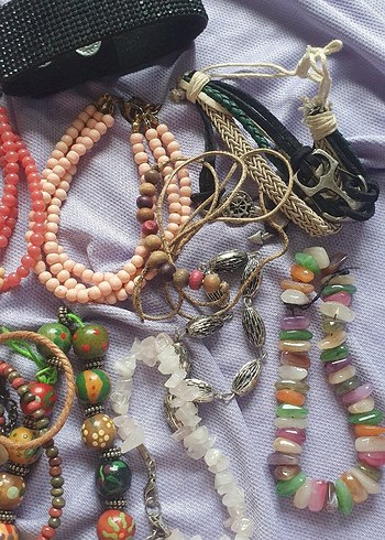 Accessorize  Renkli Bohem Boncuklu Uzun Aksesuarlar