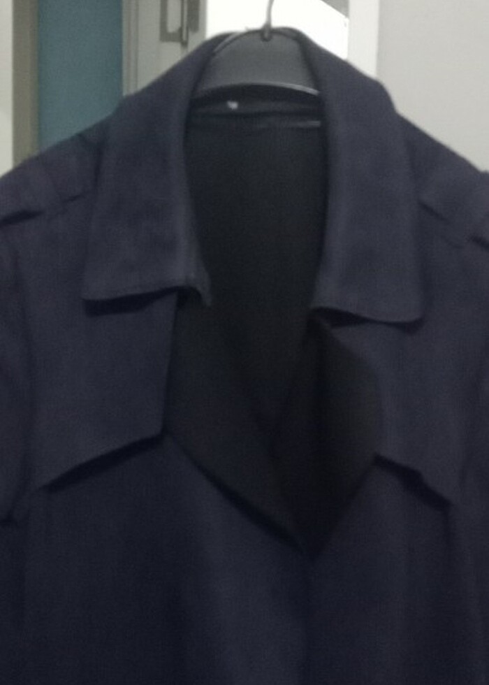 süet trenç - Görsel 2