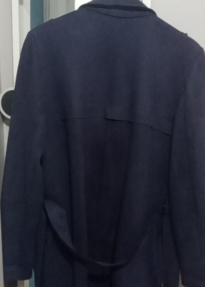 süet trenç - Görsel 4