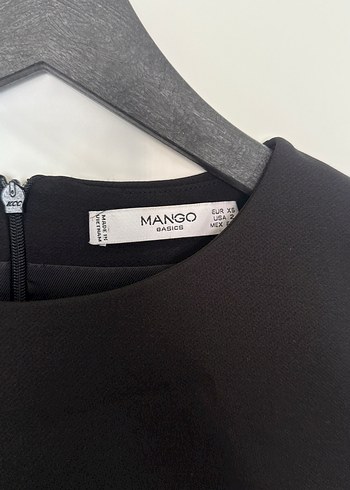 Siyah Drapeli Midi Ofis Elbisesi - Görsel 3