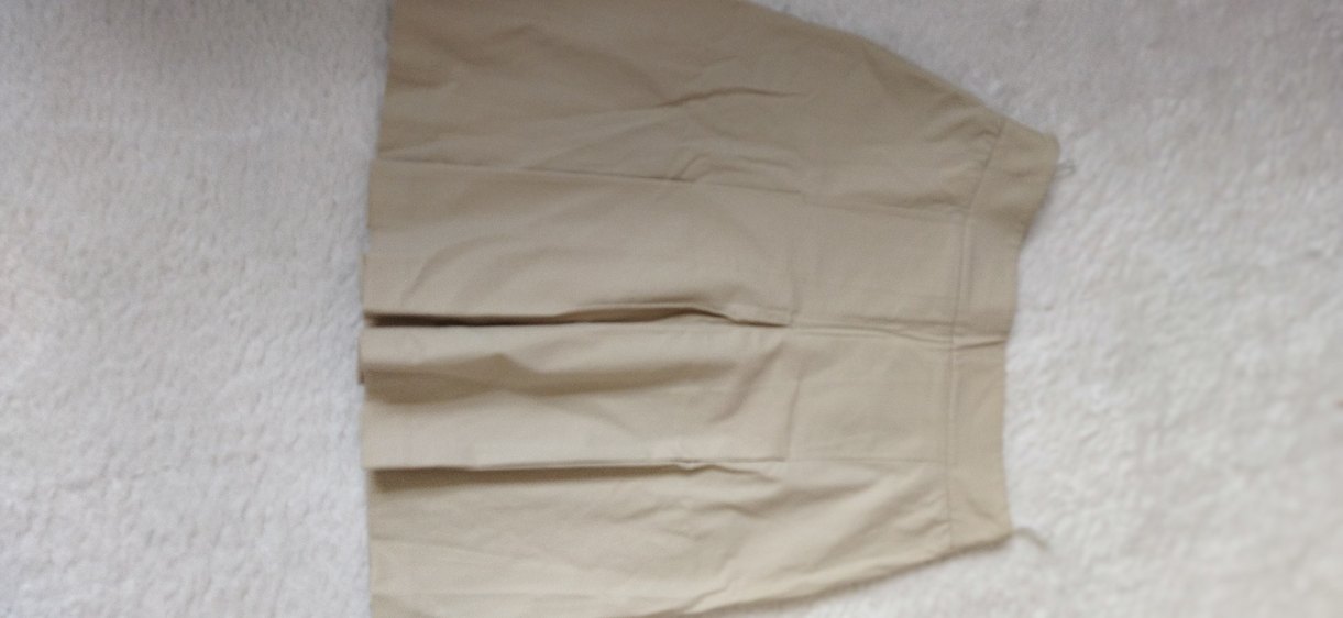 Bej Piliseli Midi etek - Görsel 4