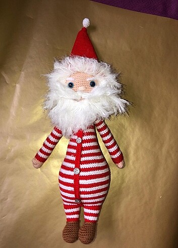 Amigurumi pijamali Noel Baba 