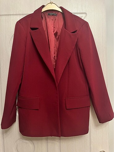 Bordo blazer ceket