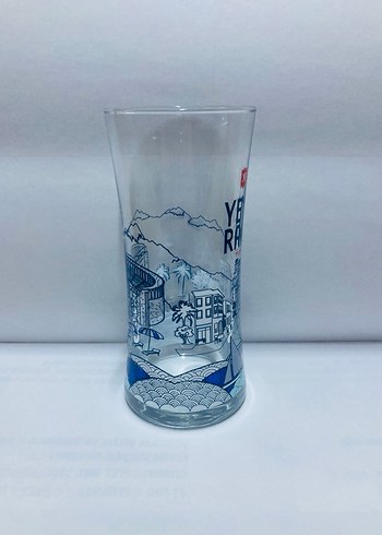Yeni Rakı Mavi Desenli Bardak - Görsel 4