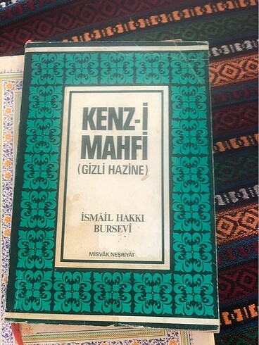 KENZ-İ MAHFİ GİZLİ HAZİNE İSMAİL HAKKI BURSEVİ