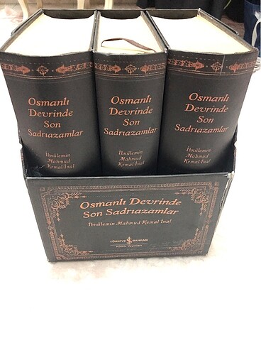 Osmanlı Devrinde Son Sadrıazamlar (Sadrazamlar) 14 Cüz, 3 Cilt T