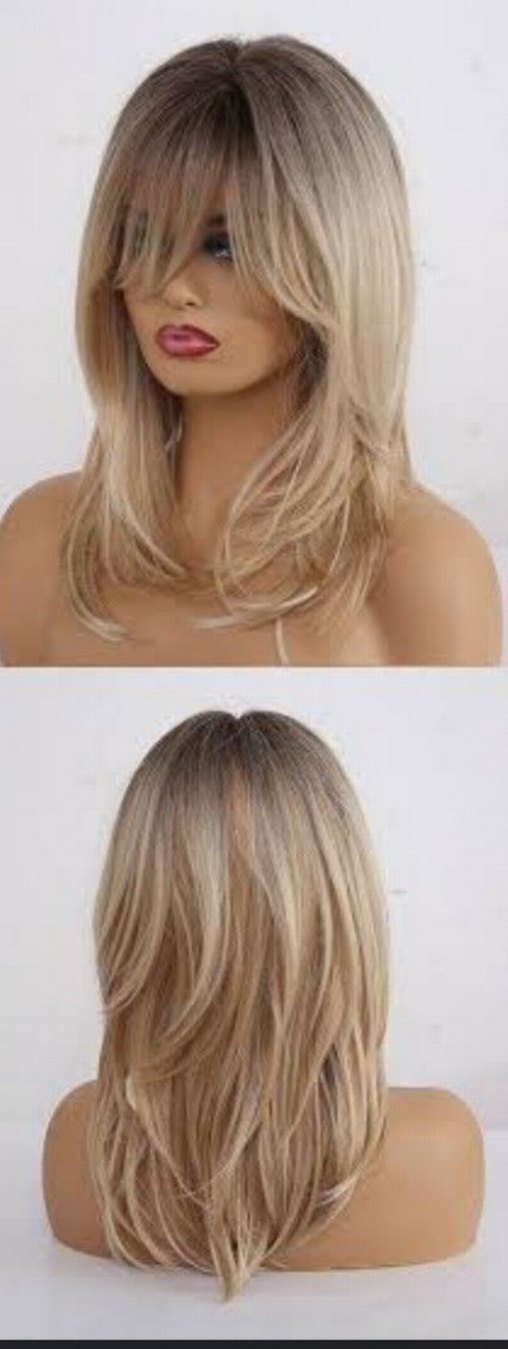 50cm Sarı Peruk - Görsel 2