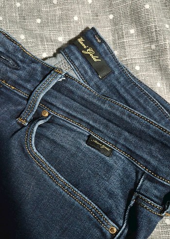 Düz Paça Koyu Mavi Jean - Görsel 3