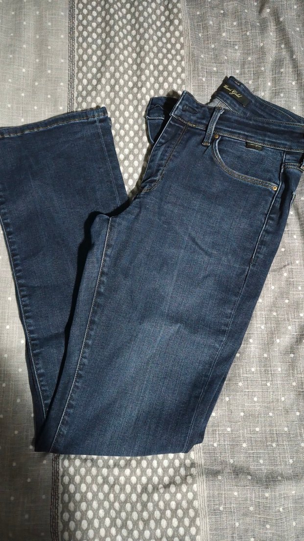 Düz Paça Koyu Mavi Jean - Görsel 2