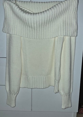 Ekru Madonna Yaka Kazak - Görsel 2