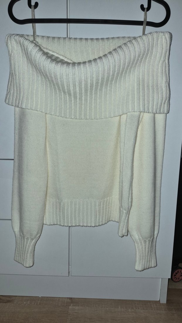 Ekru Madonna Yaka Kazak - Görsel 2