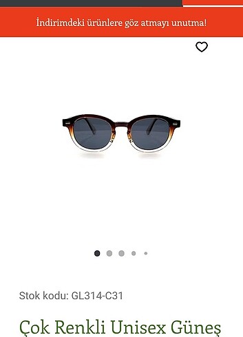 Unisex Ombre Güneş Gözlüğü - Görsel 2