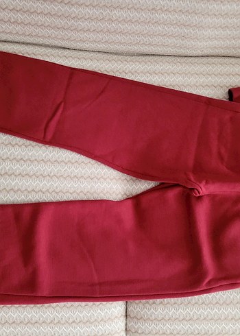 Zara Bordo Rahat Kesim Eşofman Altı