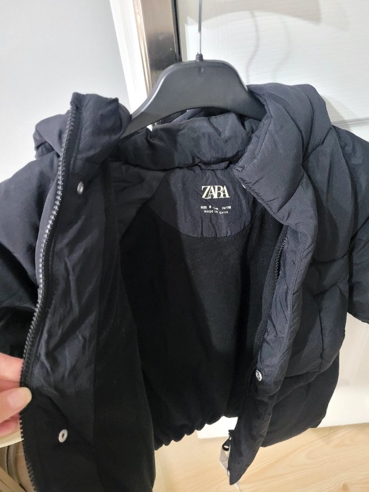 Siyah Fermuarlı Erkek Çocuk Mont - Görsel 5