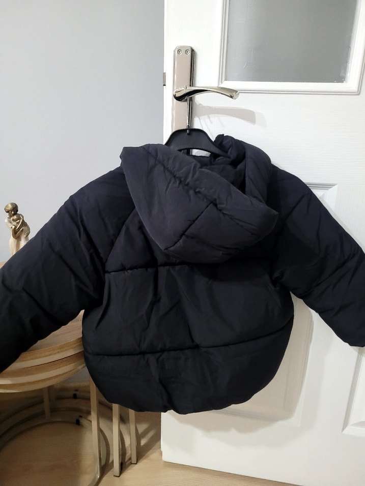 Siyah Fermuarlı Erkek Çocuk Mont - Görsel 4