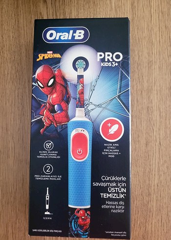 Oral-B Oral-B Pro Kids 3+ Spider-Man Elektrikli Diş Fırçası