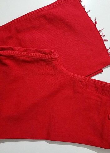 8 Yaş Beden kırmızı Renk Zara 9 yaş pantalon
