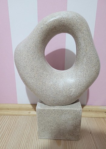 Bej Soyut Figürin - Görsel 2