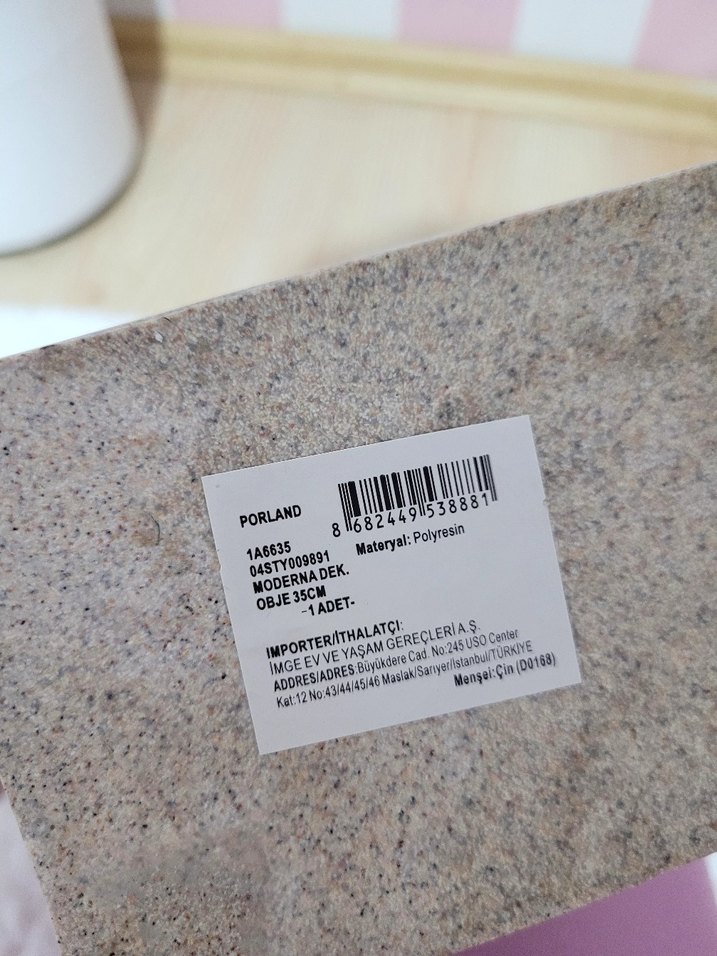 Bej Soyut Figürin - Görsel 5