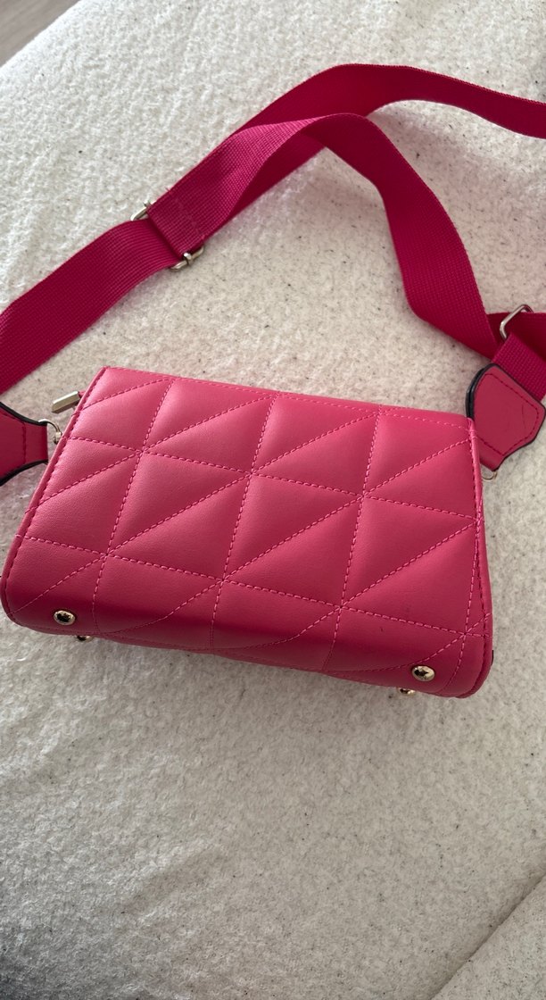 Pembe Kemerli Kadın Çanta - Görsel 2