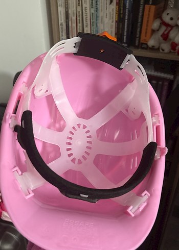 Pastel Pembe Minimalist Motosiklet Kaskı - Görsel 3