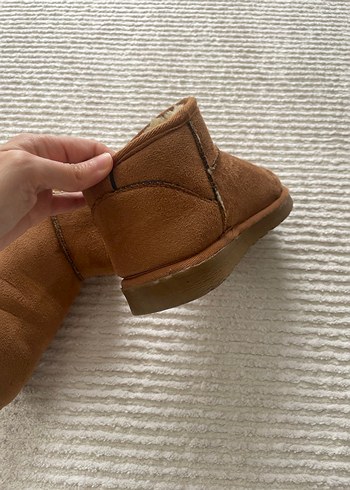 37 Beden kahverengi Renk Kürklü Taba Kadın Süet UGG Bot