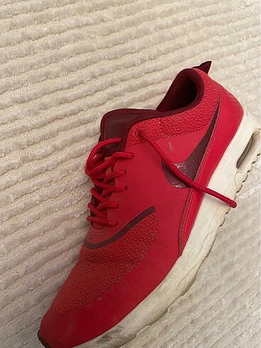 37 Beden Nike Air max Thierry kırmızı orijinal spor ayakkabı