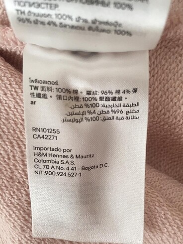 H&M H&M Pudra pembe Tunik M-L beden