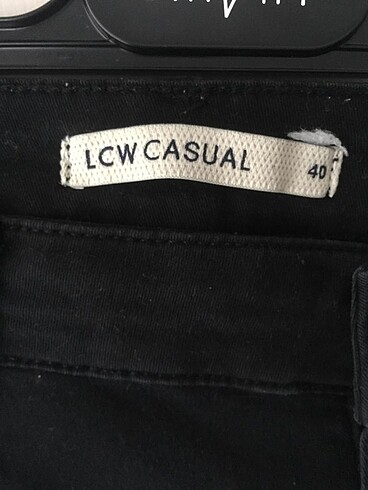 LC Waikiki Lcw 40 beden siyah kanvas pantolon