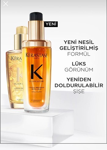 Kérastase Elixir Ultime Yeniden Doldurulabilir Saç Yağı