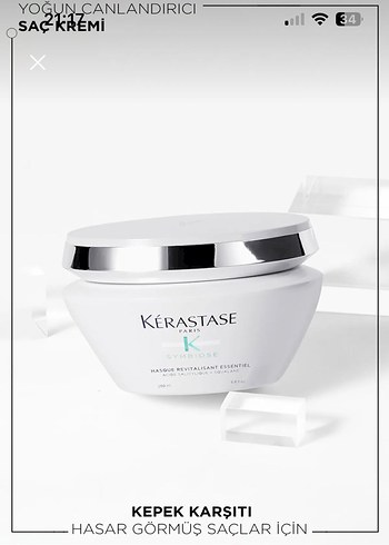 Kerastase Hasar Görmüş Saçlar İçin Saç maskesi